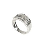 0.89 Cts. 14K White Gold Diamond Ring